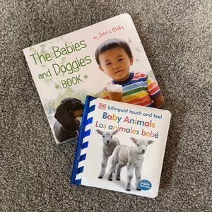 2 Board books about animals - infant/toddler level